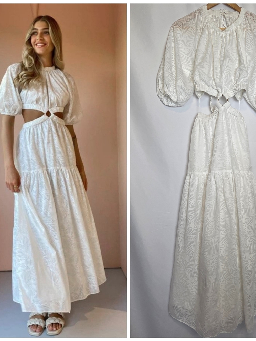 Significant Other White Skyler Cutout Dress - Picture 1 of 16